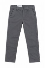 Pantalon Chino Garçon LC Waikiki Slim Fit – Bas Droit Coton Stretch (Camel, Gris & Noir) - Image 2