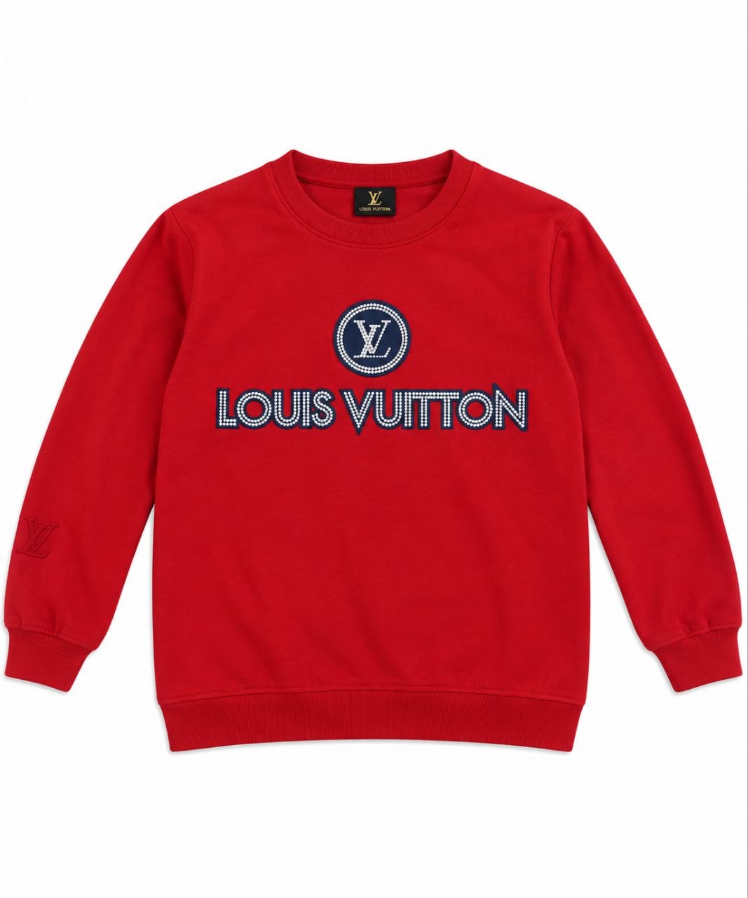 IMAGE 2026-09-20 11:21:06 Sweat Enfant Col Rond Imprimé Logo – Pull Molleton Confortable Style Streetwear (Jaune Moutarde & Rouge) - Image 1