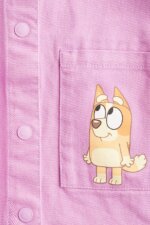 Veste surchemise en velours côtelé lilas Bingo Bluey H&M - Fille / Enfant - Image 4