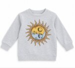 hauts à manches longues H&M gris et blanc - Soleil & Fleur - Fille / Enfant - Image 2