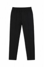Tregging / Pantalon slim noir à coutures nervures - Fille
