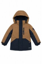 doudounes chaudes à capuche bicolores - Garçon / Enfant