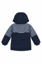 doudounes chaudes à capuche bicolores - Garçon / Enfant - Image 4