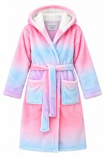 Peignoir / Robe de chambre à capuche dégradé pastel Primark - Fille / Enfant - Image 3