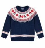 Pull en maille jacquard motif rouge-gorge et jacquard nordique Next - Enfant (Garçon / Fille) - Image 4