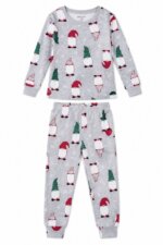 pack 2 pyjamas de Noël / hiver gnomes et motifs géométriques - Enfant (Garçon / Fille) - Image 3