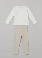 Ensemble 2 pièces H&M t-shirt manches longues et legging pailleté - Fille / Enfant
