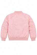 Veste bomber matelassée rose poudré - Fille / Enfant - Image 3