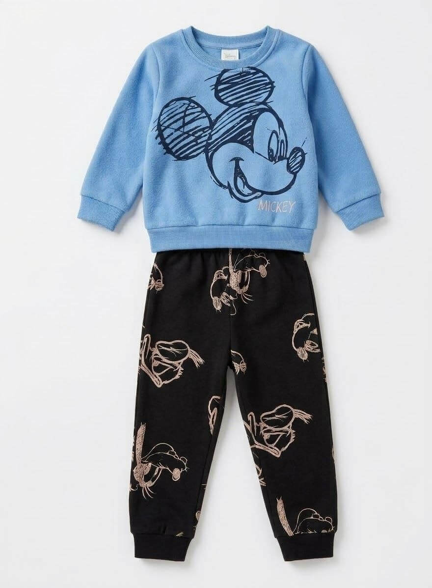 IMAGE 2026-10-03 11:55:52 Ensemble de survêtement Disney Mickey Mouse bleu et noir - Enfant - Image 1