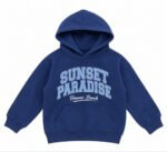 Sweat à capuche bleu roi « Sunset Paradise Hawaii Beach » - Enfant / Garçon / Fille