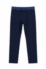 Legging H&M bleu marine pailleté à ceinture brillante - Fille / Enfant