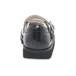 Chaussures Fille Clarks en Cuir Verni Noir – Salomés / Ballerines à Bride et Perforations Cœur - Image 5