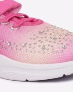 Baskets Fille à Strass et Dégradé Féerique – Sneakers Enfant Legères à Scratch (Disponible en 2 Coloris) - Image 6