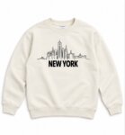 Sweat Garçon Écru à Motifs Variés