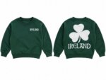 Sweat Garçon Primark Noir et Vert à Motifs Berlin et Ireland - Image 4
