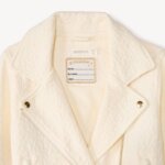 Veste Motard Fille Écrue – Style Chic - Image 4