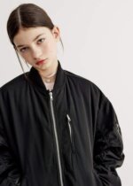 Veste Bomber Fille Noire SELA - Image 3